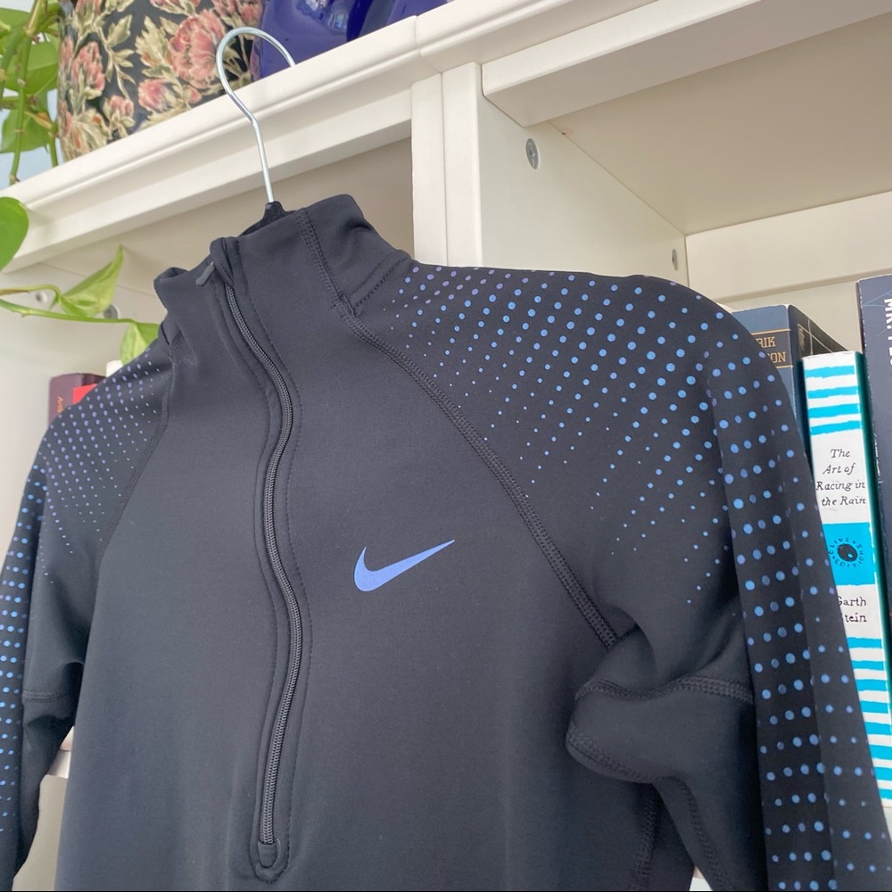 Quarter zip right fleece lined top